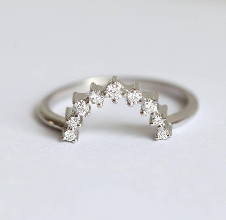 Diamant-Halo-Ring