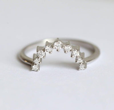 Diamant-Halo-Ring