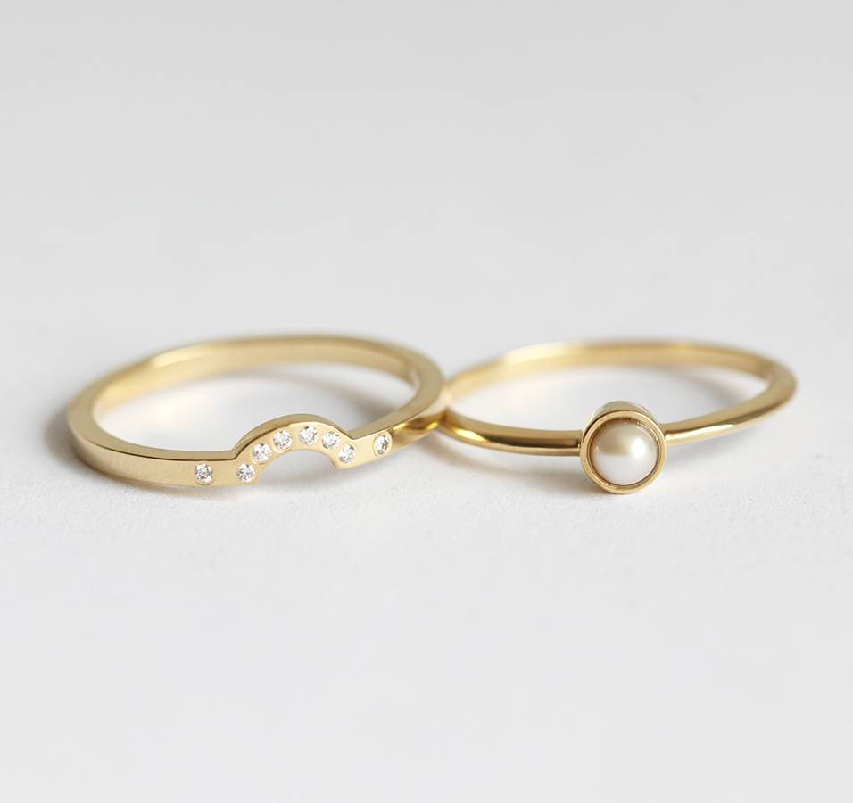 Celia Rundperlen-Ring-Set-Capucinne