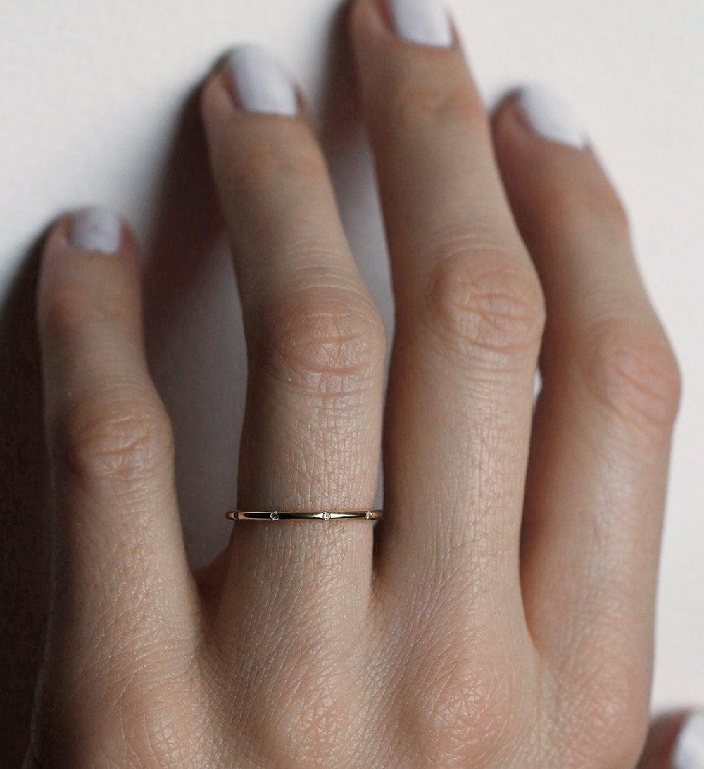 Gold-Diamant-Ring