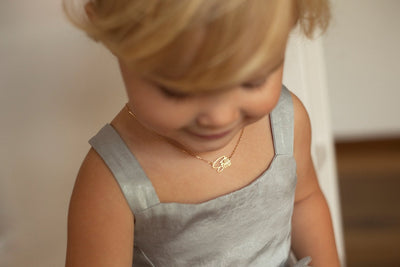 Goldkette für Kinder mit personalisiertem Namen