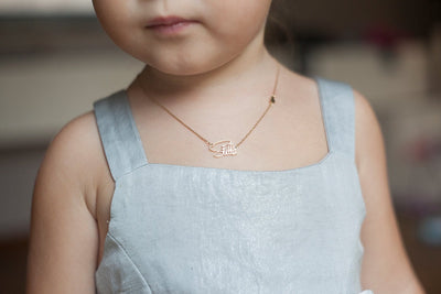 Goldkette für Kinder mit personalisiertem Namen