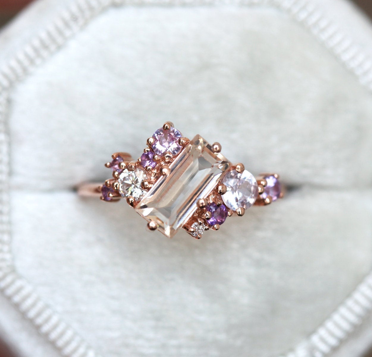 Baguette-Morganit-Cluster-Ring