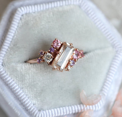 Baguette-Morganit-Cluster-Ring