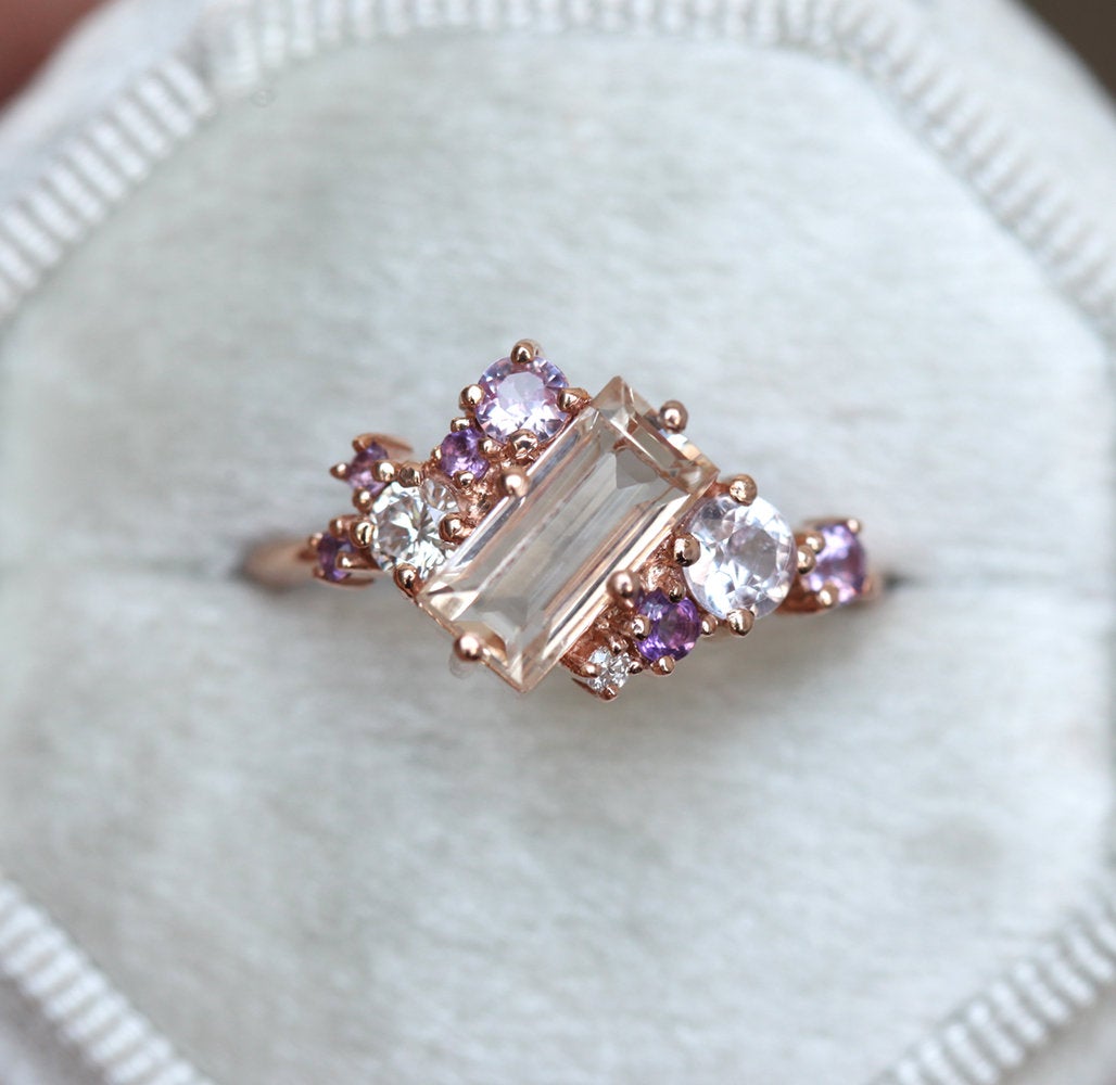 Baguette-Morganit-Cluster-Ring