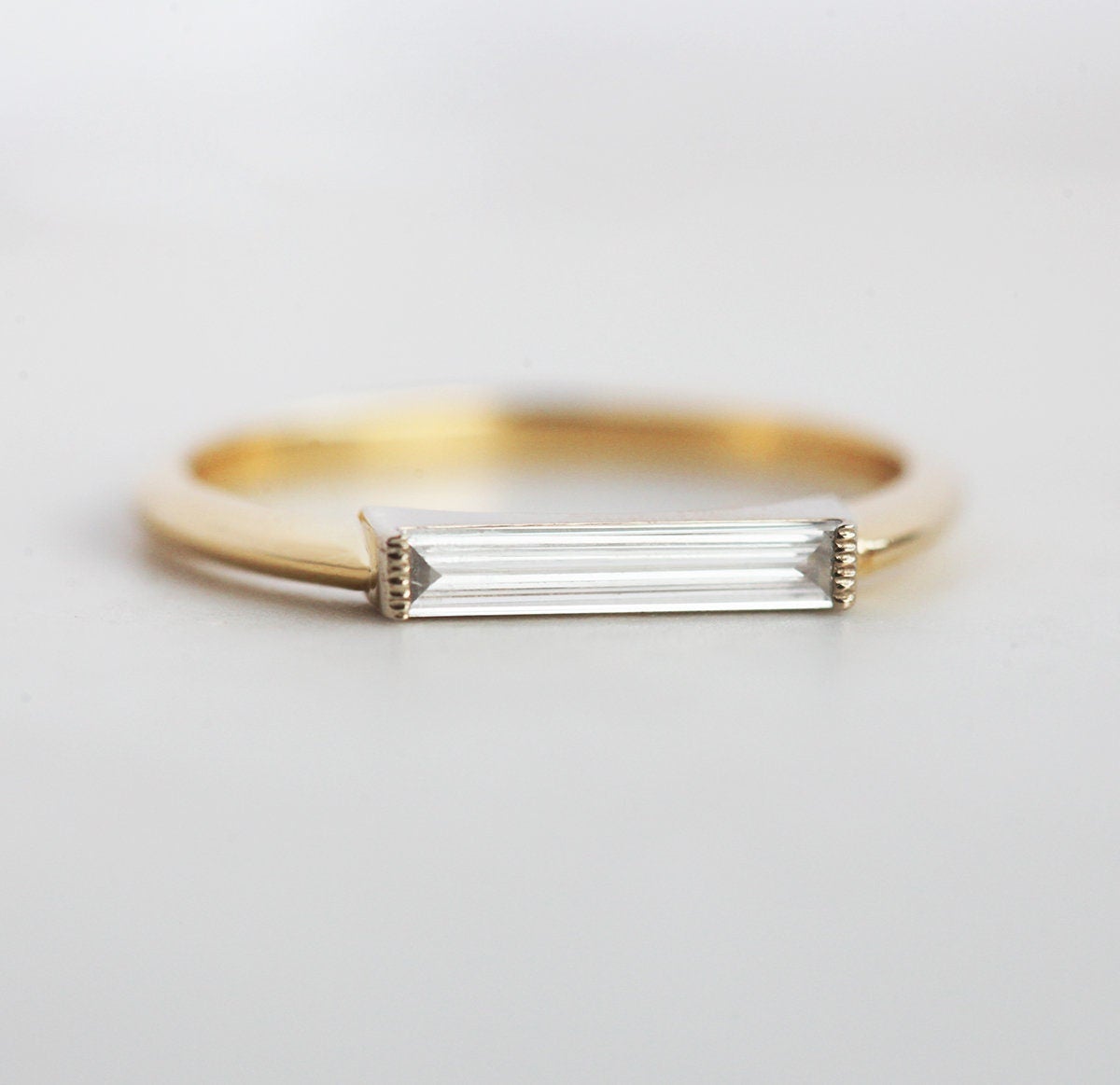 Lizzy Baguette-Diamantring-Capucinne