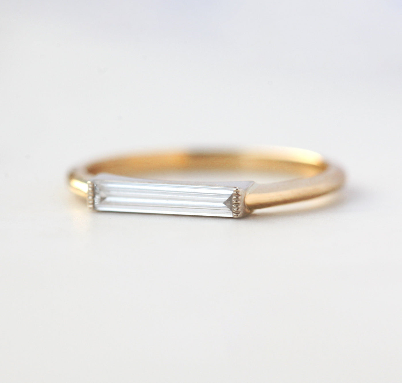 Lizzy Baguette-Diamantring-Capucinne