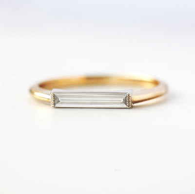 Lizzy Baguette-Diamantring-Capucinne