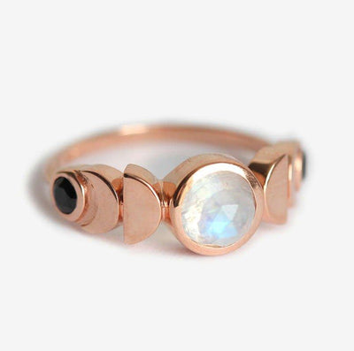 MONDPHASE RING, 14K ROSÉGOLD-Capucinne