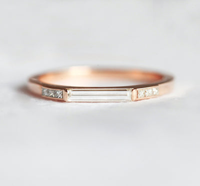 OLYA BAGUETTE RING-Capucinne