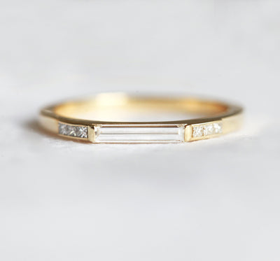 OLYA BAGUETTE RING-Capucinne