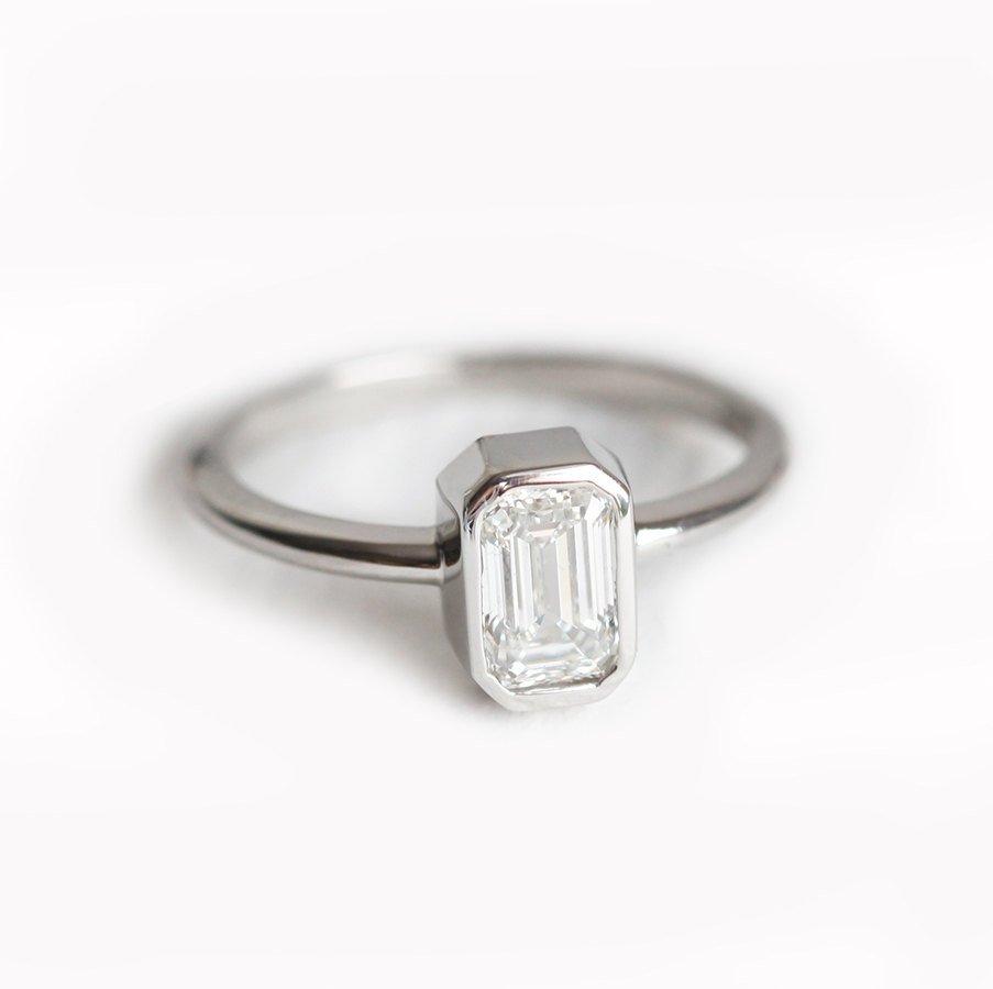 Platin-Verlobungsring, Platin-Diamantring