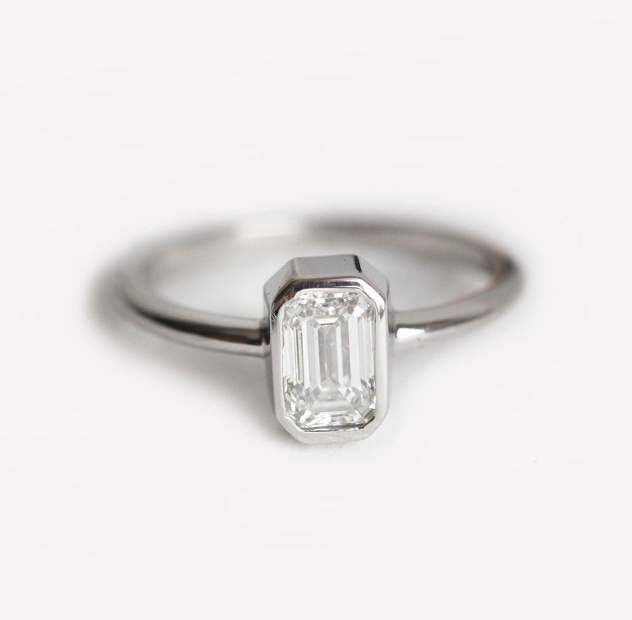 Platin-Verlobungsring, Platin-Diamantring