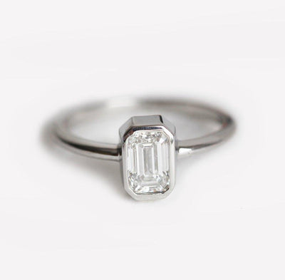 Platin-Verlobungsring, Platin-Diamantring