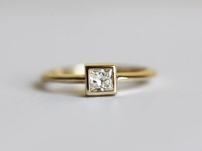 Prinzessin-Diamant-Ring, Solitär-Verlobungsring-Capucinne