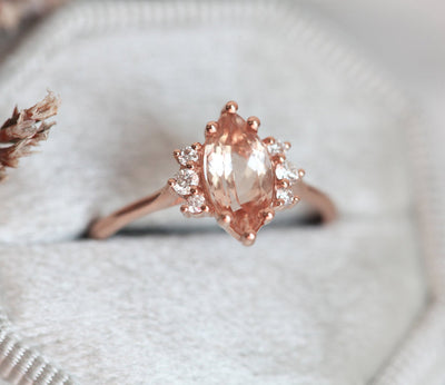 Marquise-Morganit-Ring