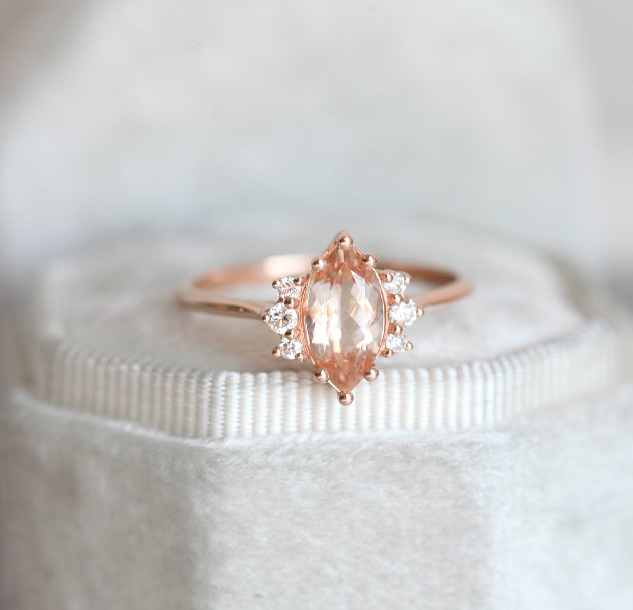 Marquise-Morganit-Ring