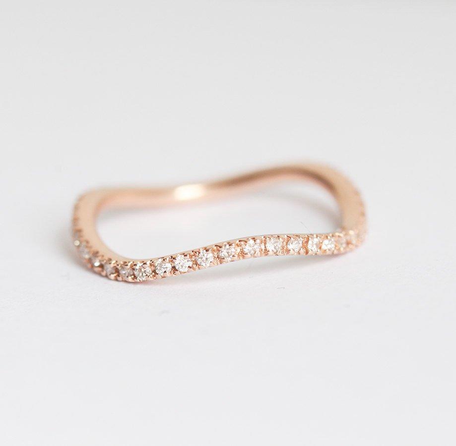 Sonia Roségold-Eternity-Diamantring