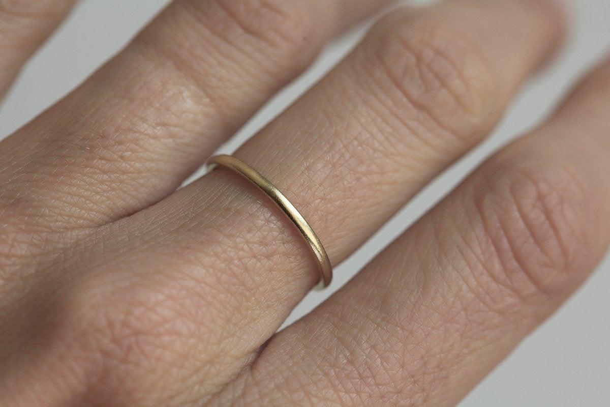 Ehering, 14K Goldring-Capucinne